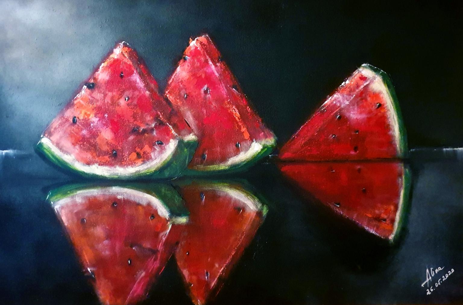 ArteDiAlina.com painting: Only three